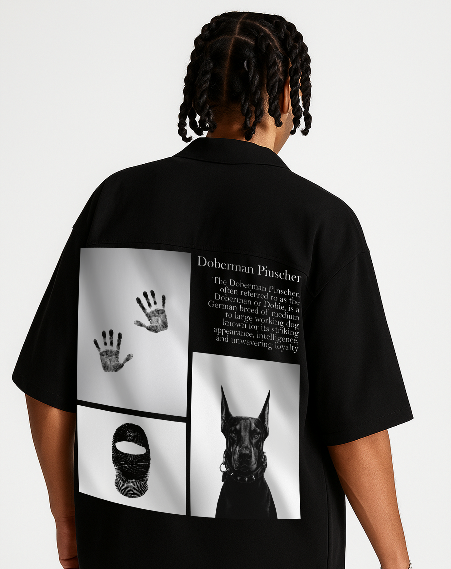 Iron Prowl Black Oversized T-Shirt