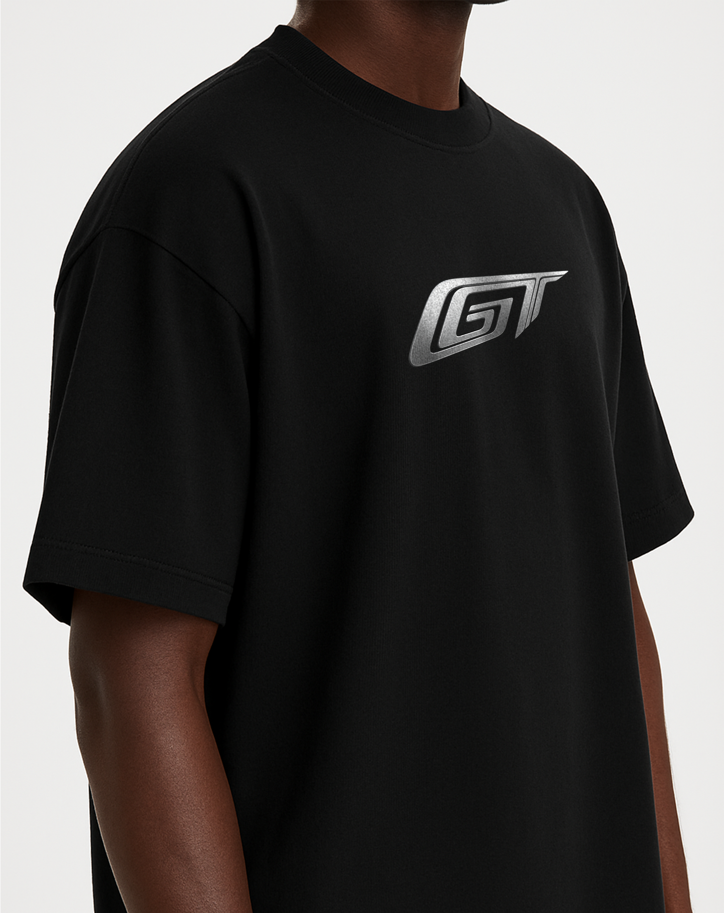 Midnight Apex Black Oversized T-Shirt