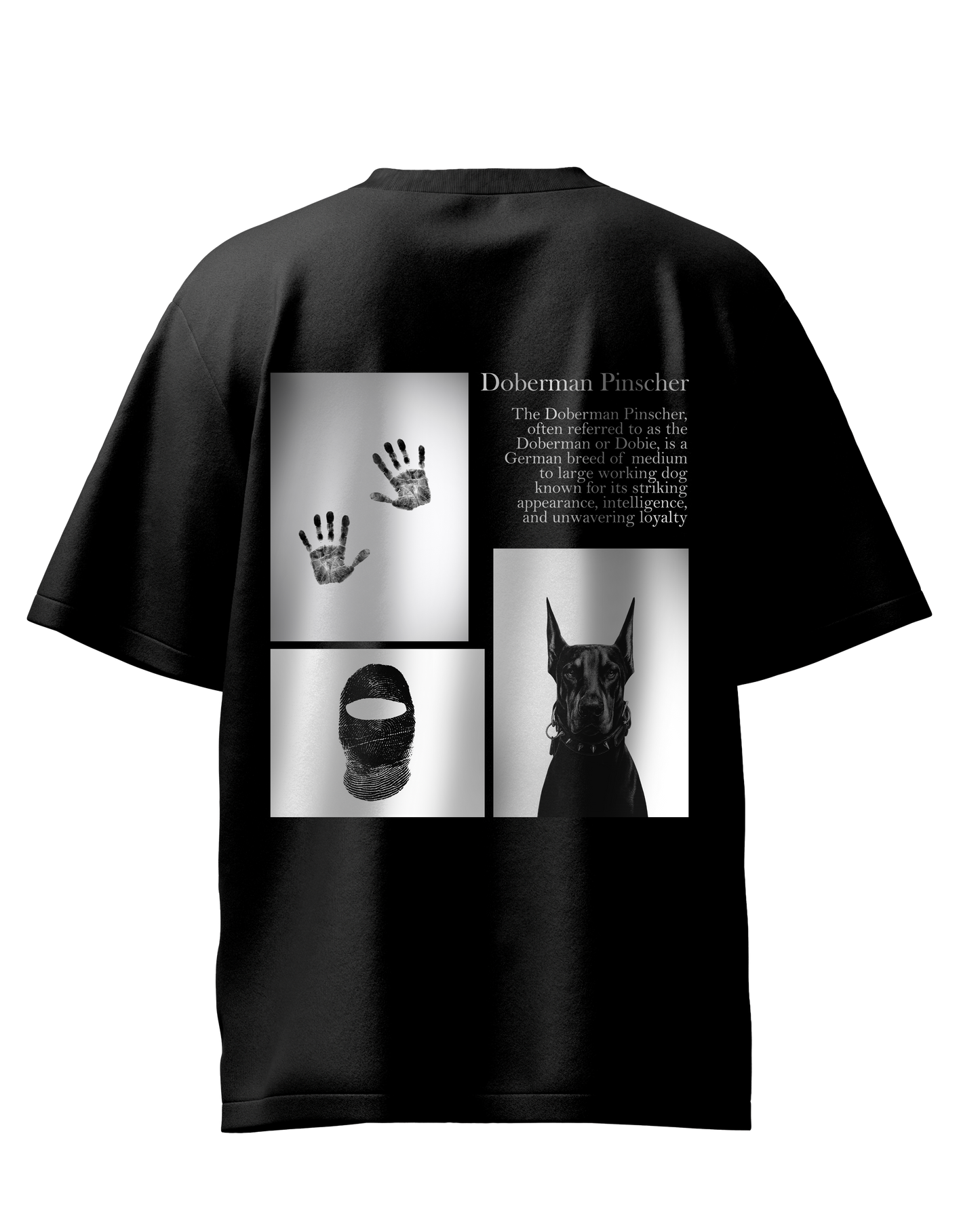 Iron Prowl Black Oversized T-Shirt