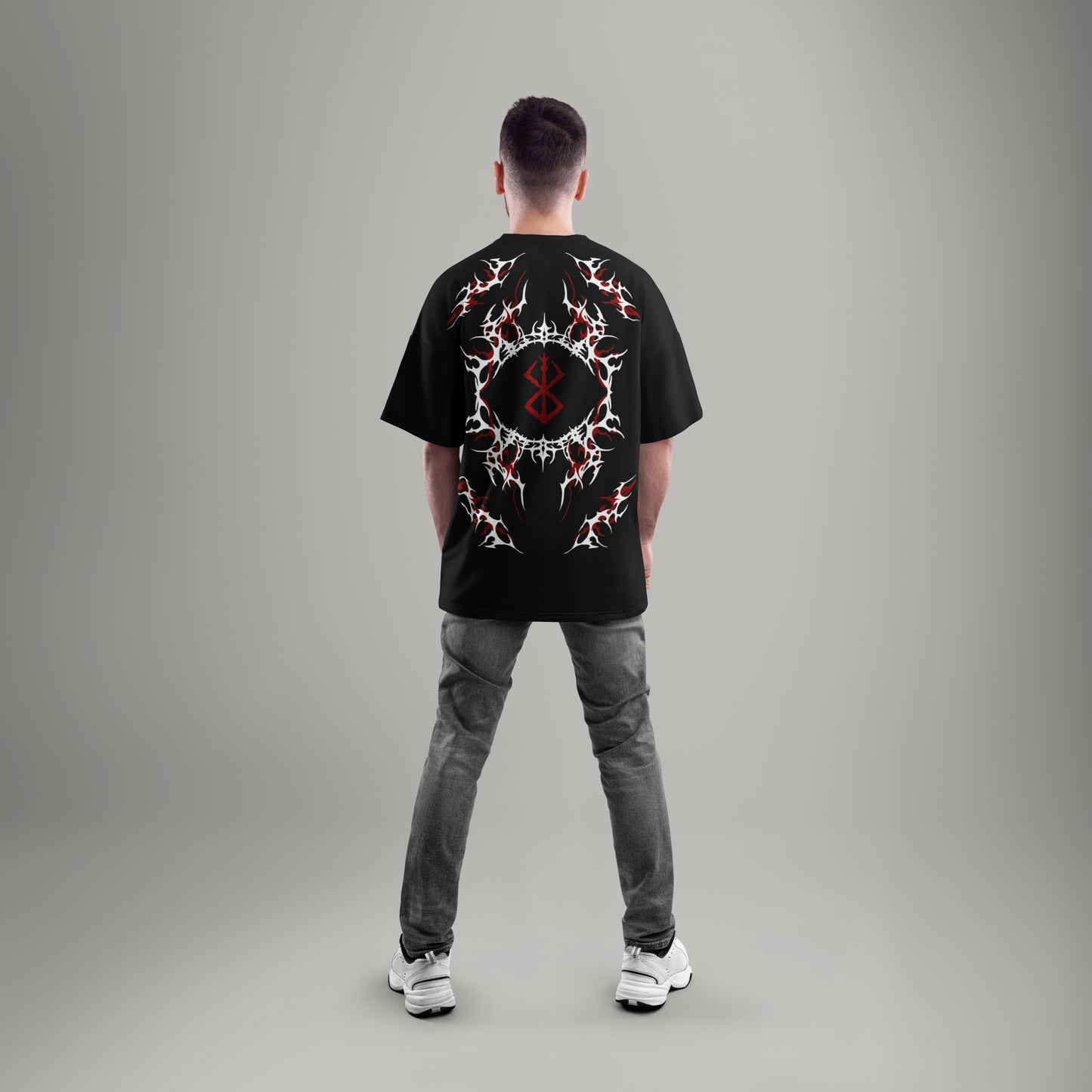 Beserk Black Oversized T-Shirt
