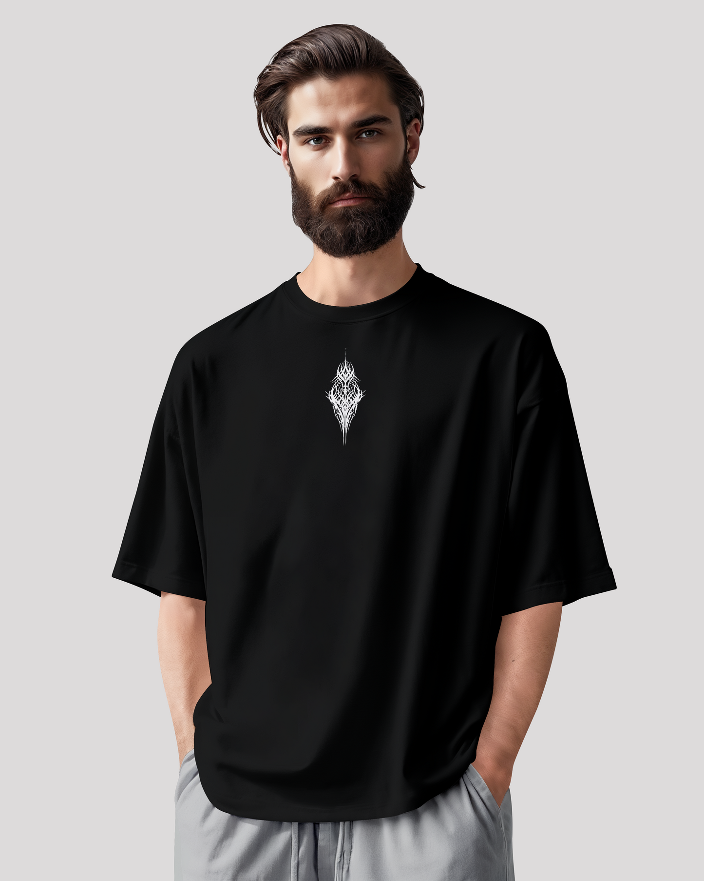 Asmodeus Black Oversized T-Shirt