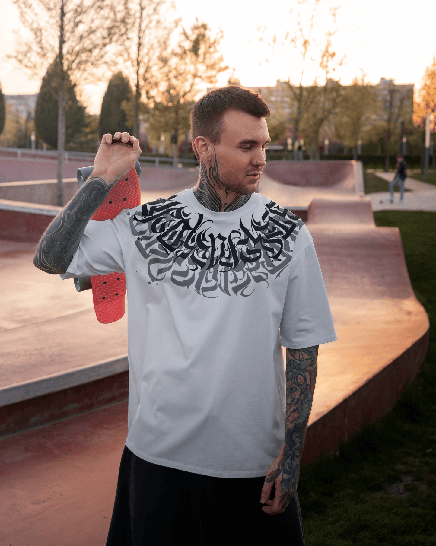 Nuvia White Oversized T-Shirt