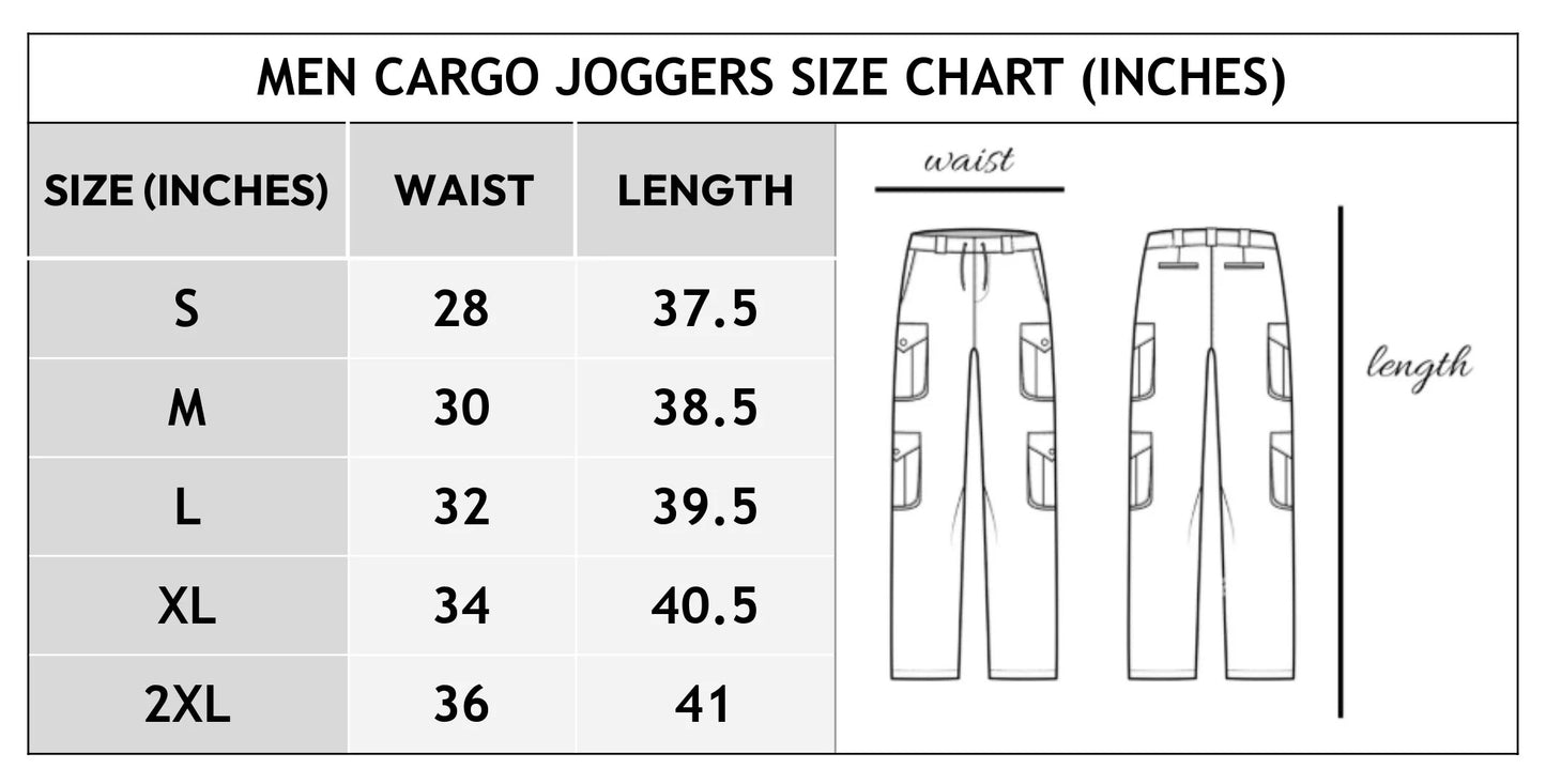 Lexlon Men Grey Printed Cargo Jogger