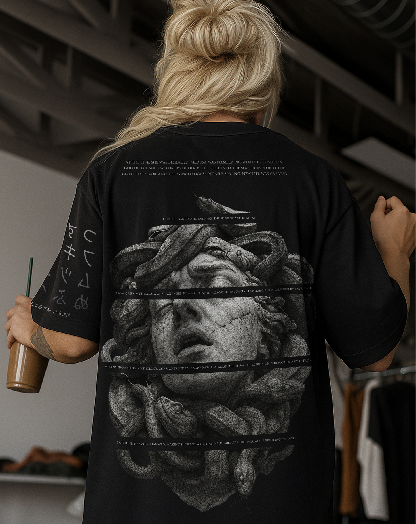 Black Fang Oversized T-Shirt