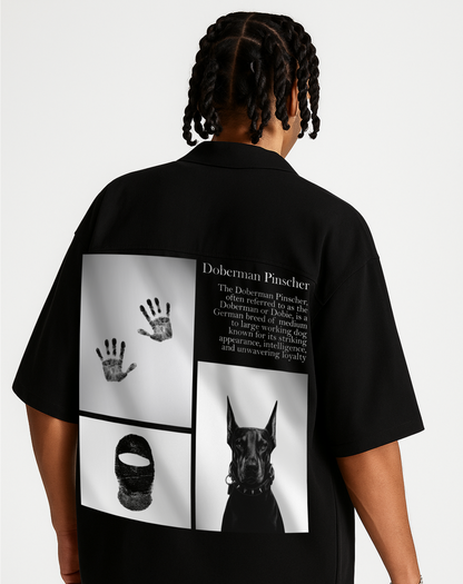 Iron Prowl Black Oversized T-Shirt