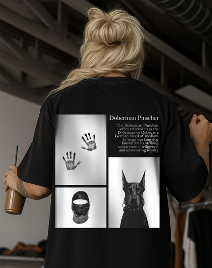 Iron Prowl Black Oversized T-Shirt