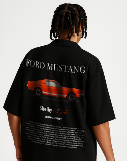 Midnight Apex Black Oversized T-Shirt