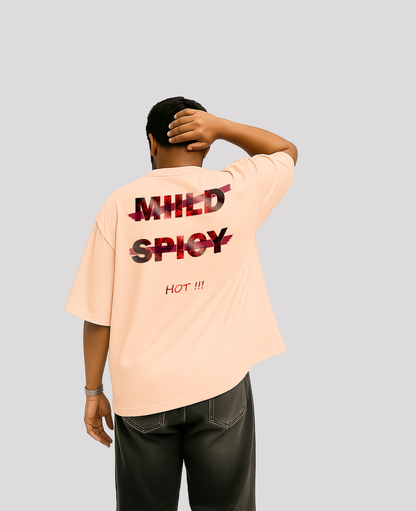 Miild Spicy Peach Oversized T-Shirt