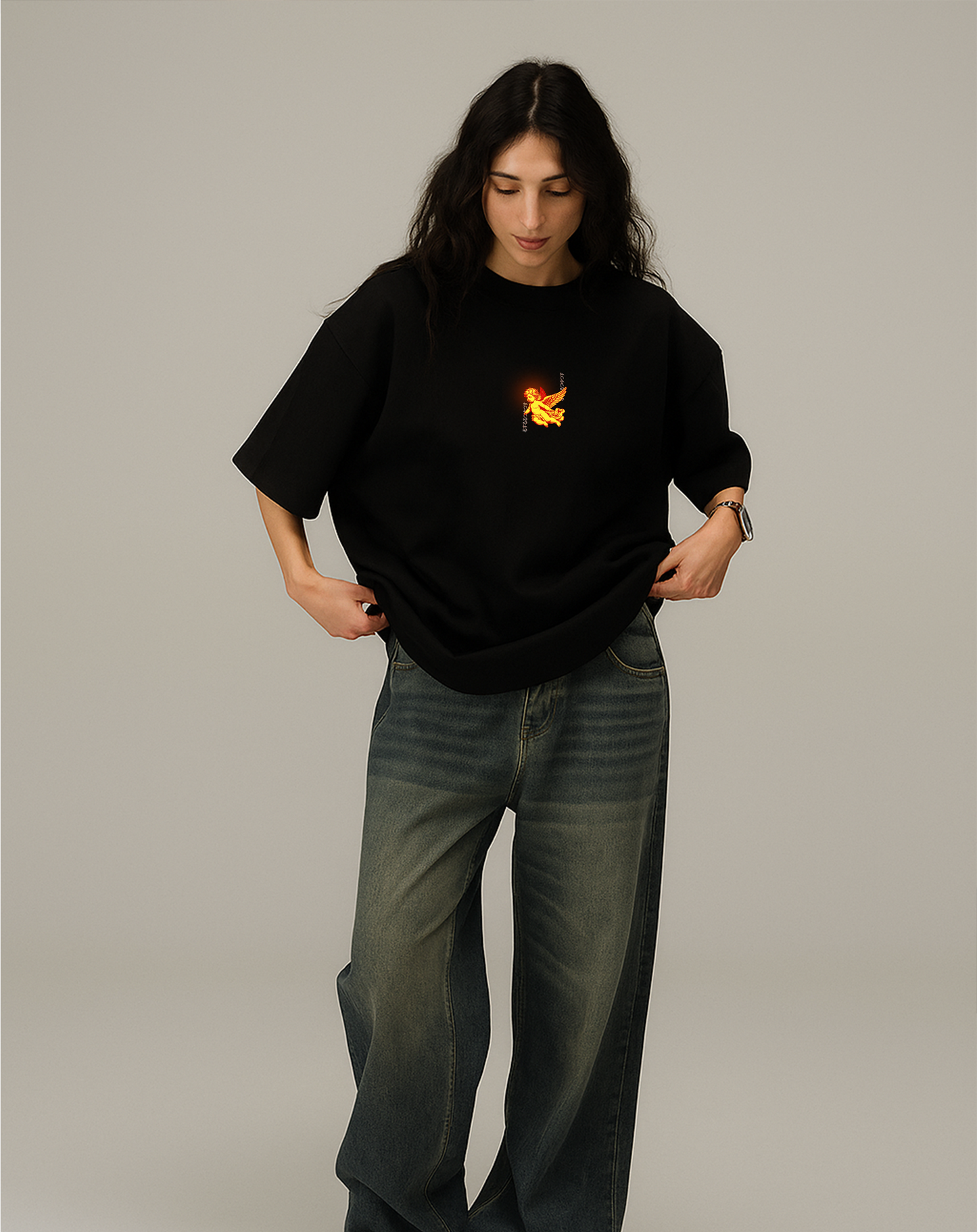 Redline legend Black Oversized T-Shirt