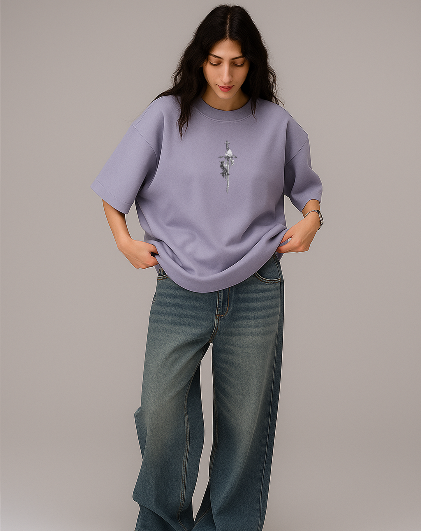 Lavender Oversized T-Shirt
