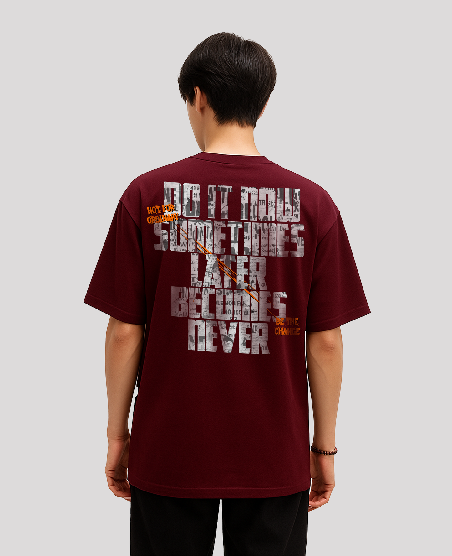 Legacy Maroon Oversized T-Shirt