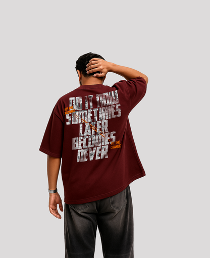 Legacy Maroon Oversized T-Shirt