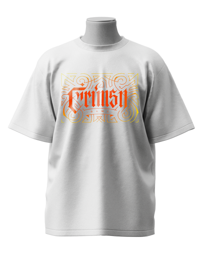 Shadow Sentinel White Oversized T-Shirt