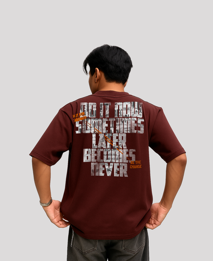Legacy Maroon Oversized T-Shirt