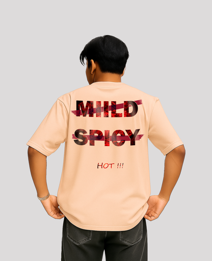 Miild Spicy Peach Oversized T-Shirt