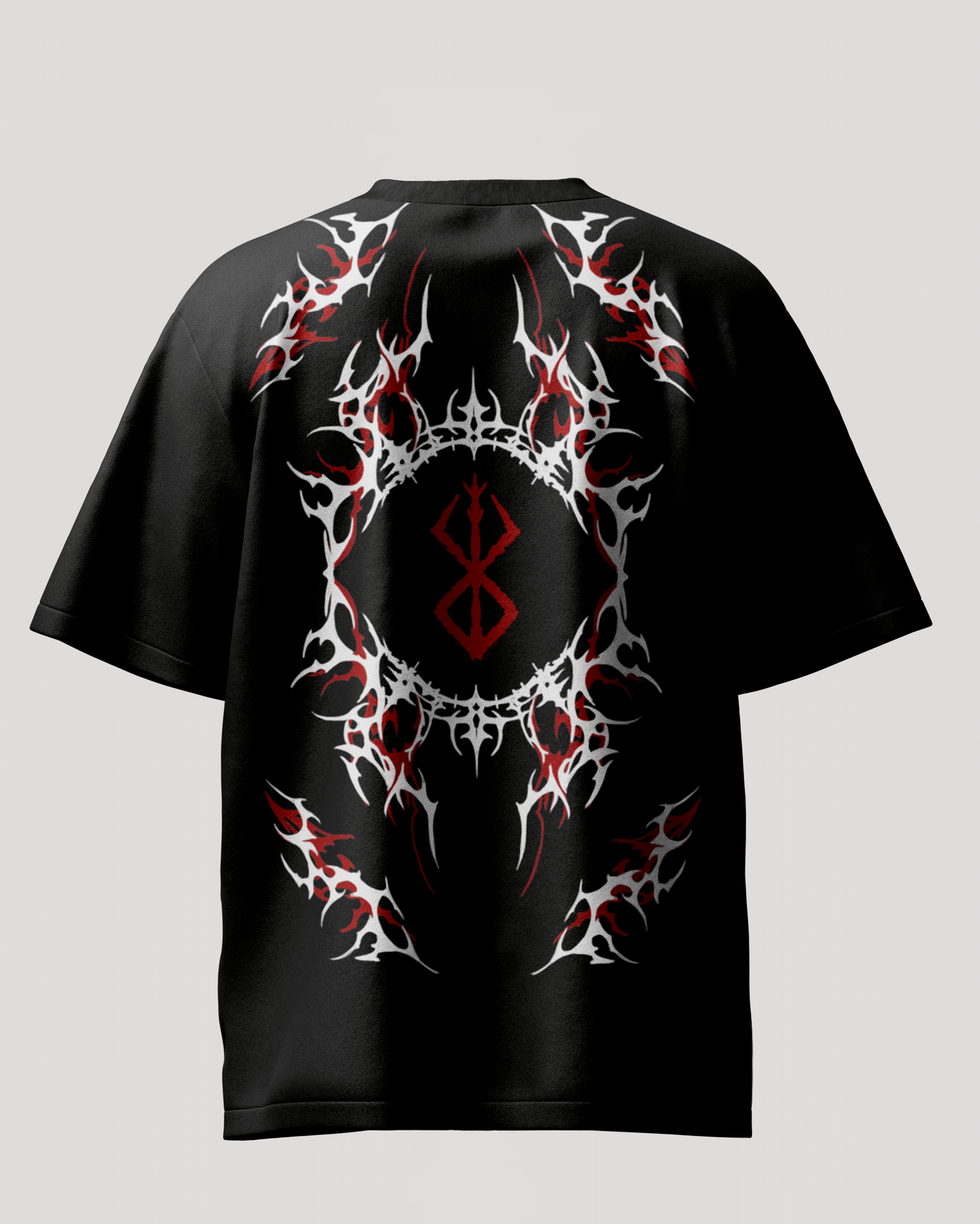 Beserk Black Oversized T-Shirt