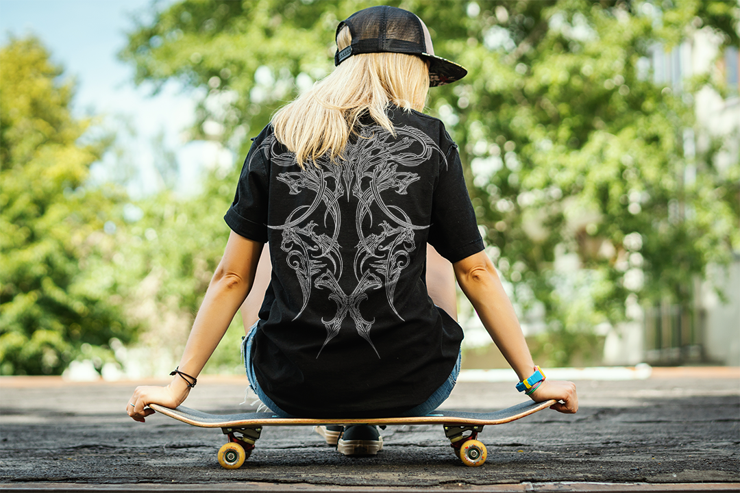 Asmodeus Black Oversized T-Shirt