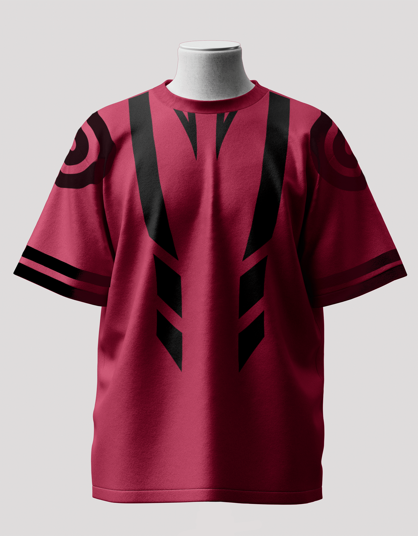 Sukuna Maroon  Oversized T-Shirt