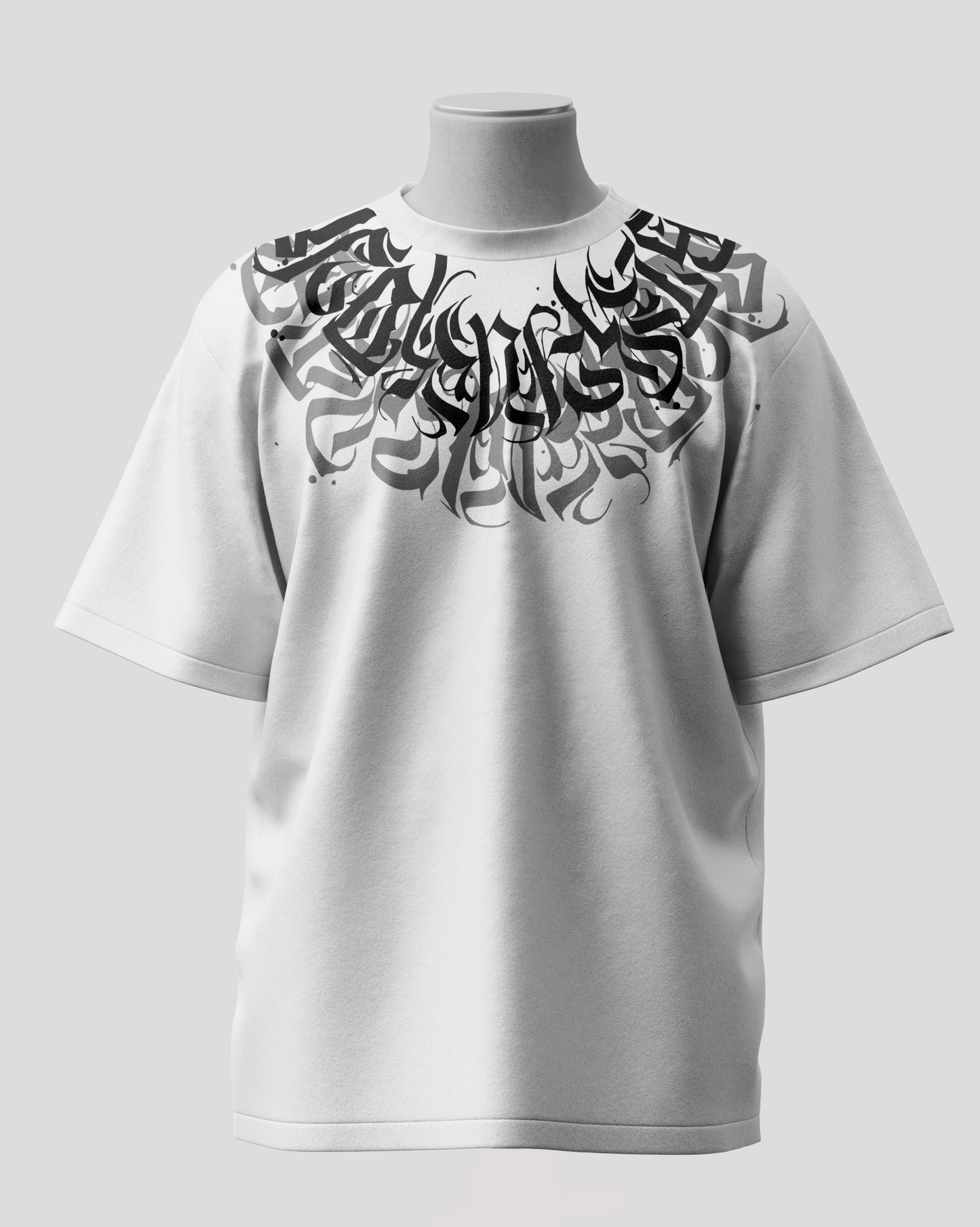 Nuvia White Oversized T-Shirt