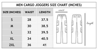 Lexlon Men Grey Printed Cargo Jogger
