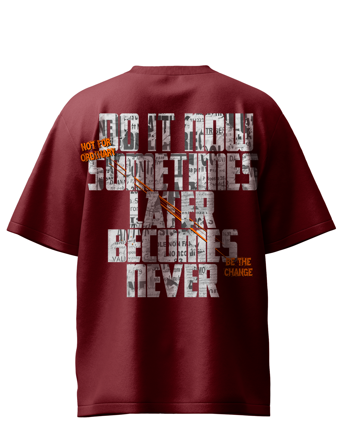 Legacy Maroon Oversized T-Shirt