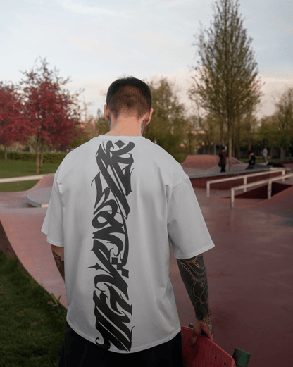 Nuvia White Oversized T-Shirt
