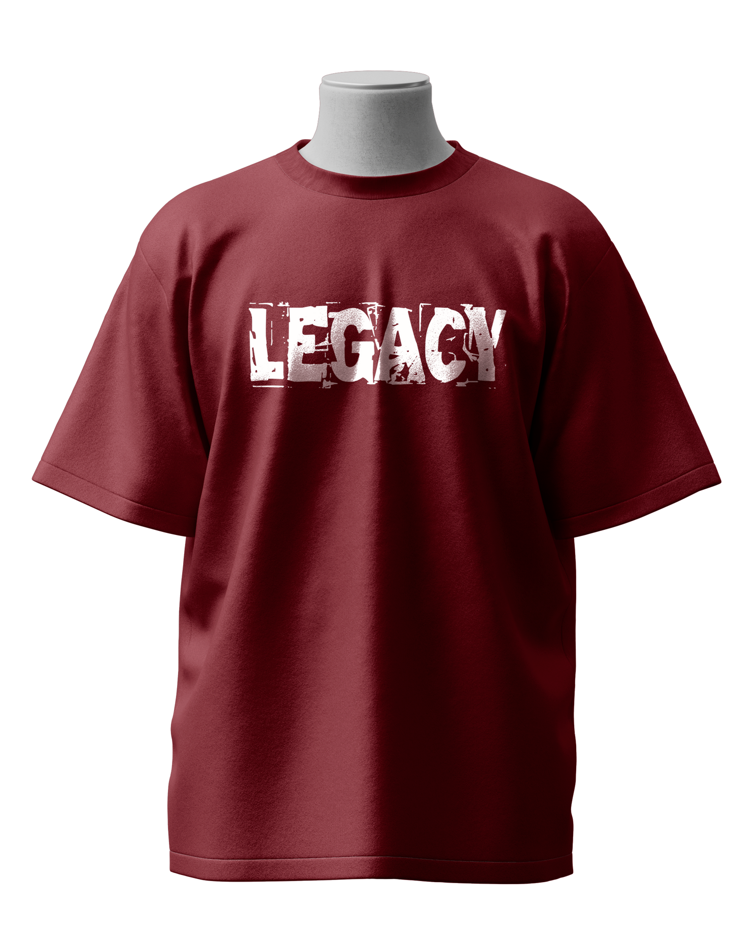 Legacy Maroon Oversized T-Shirt